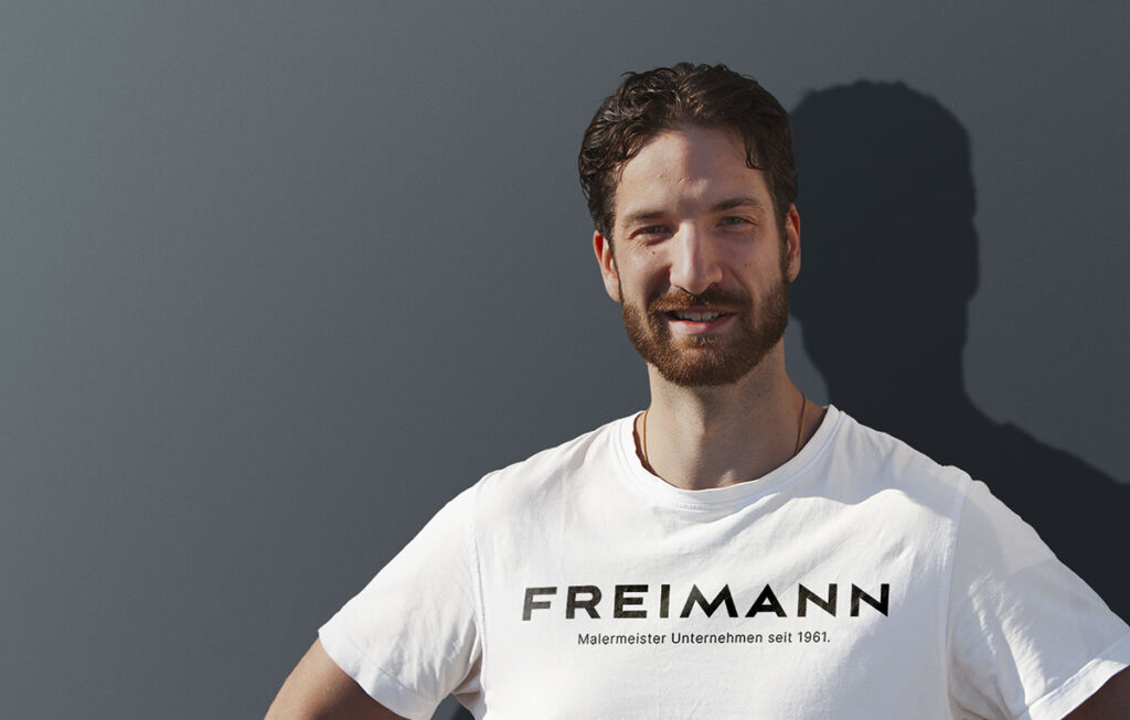 Tim Freimann, Inhaber des Malereibetriebs Freimann in Wennigsen, führt den Familienbetrieb in dritter Generation.