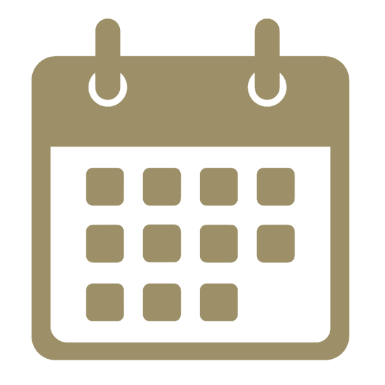 Terminkalender-Symbol als Zeichen für zuverlässige Terminplanung und professionelle Projektorganisation im Malerhandwerk.